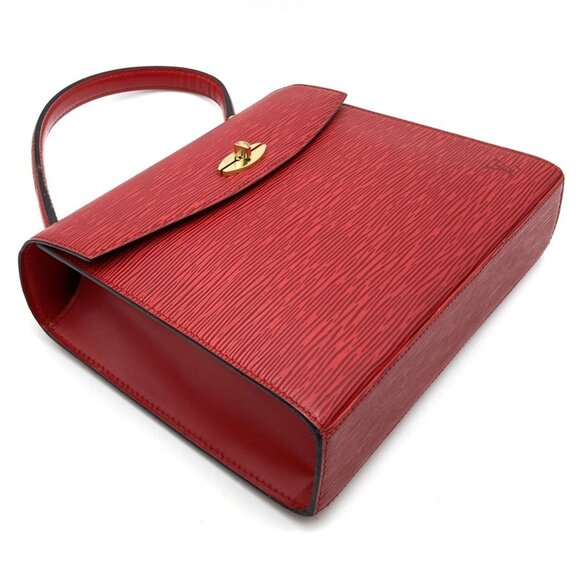 LOUIS VUITTON Red Leather Bag - Picture 4 of 9